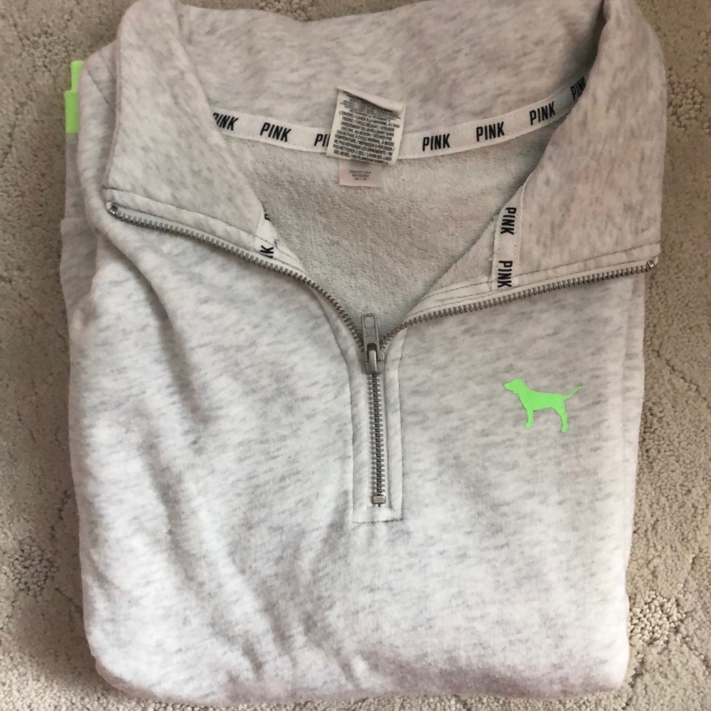 PINK Victoria’s Secret Quarter Zip Sweatshirt